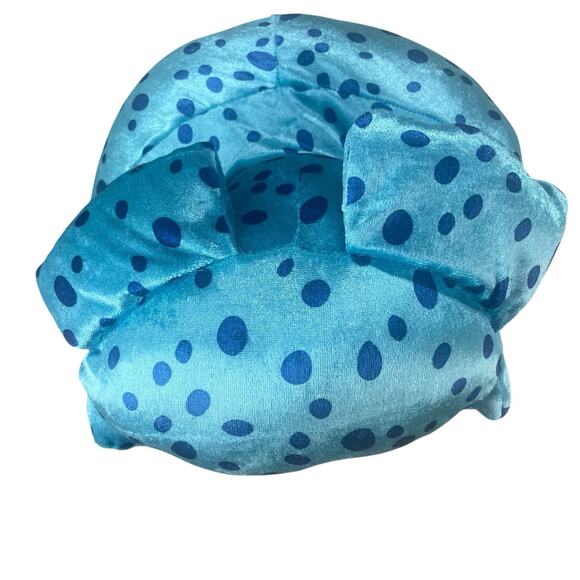 NANCO Blue Polka Dot Frog Plush Stuffed Animal 16" Cute Quarky Toad - Picture 7 of 10